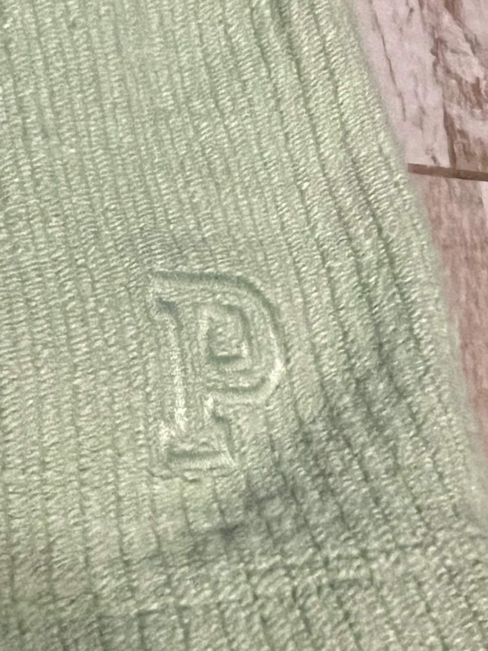 💗PINK VS Boyfriend Ribbed Terry Fleece Lounge Short-Lime & Teal Tee (M) - Picture 9 of 11